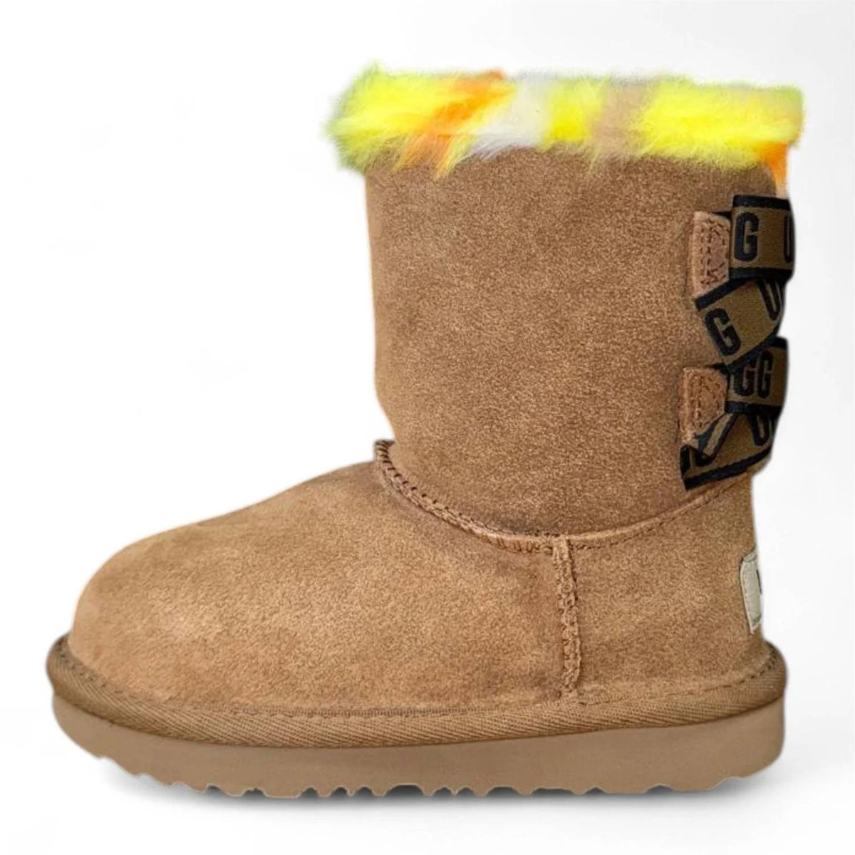 Botas infantil a cuadros