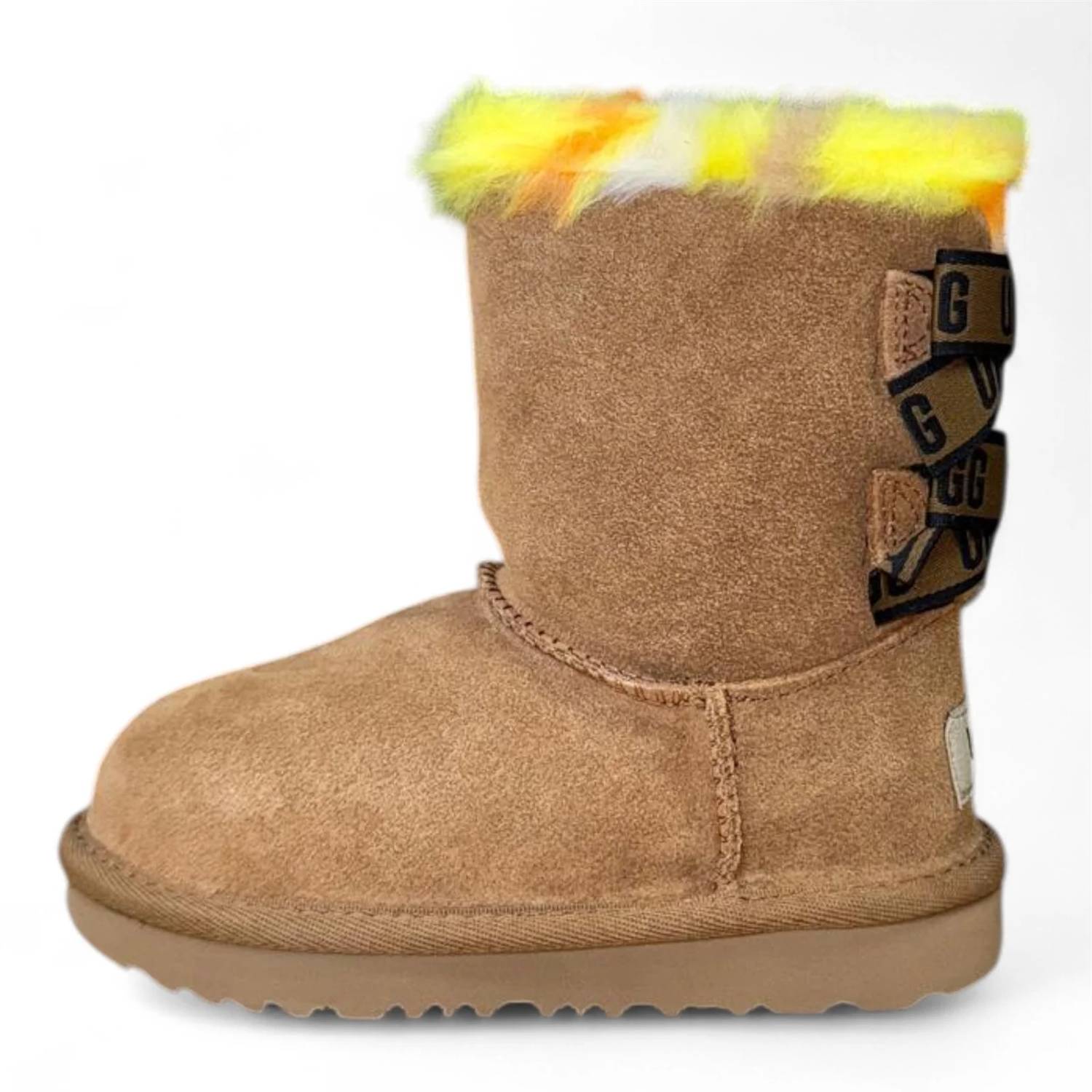 Botas infantil a cuadros