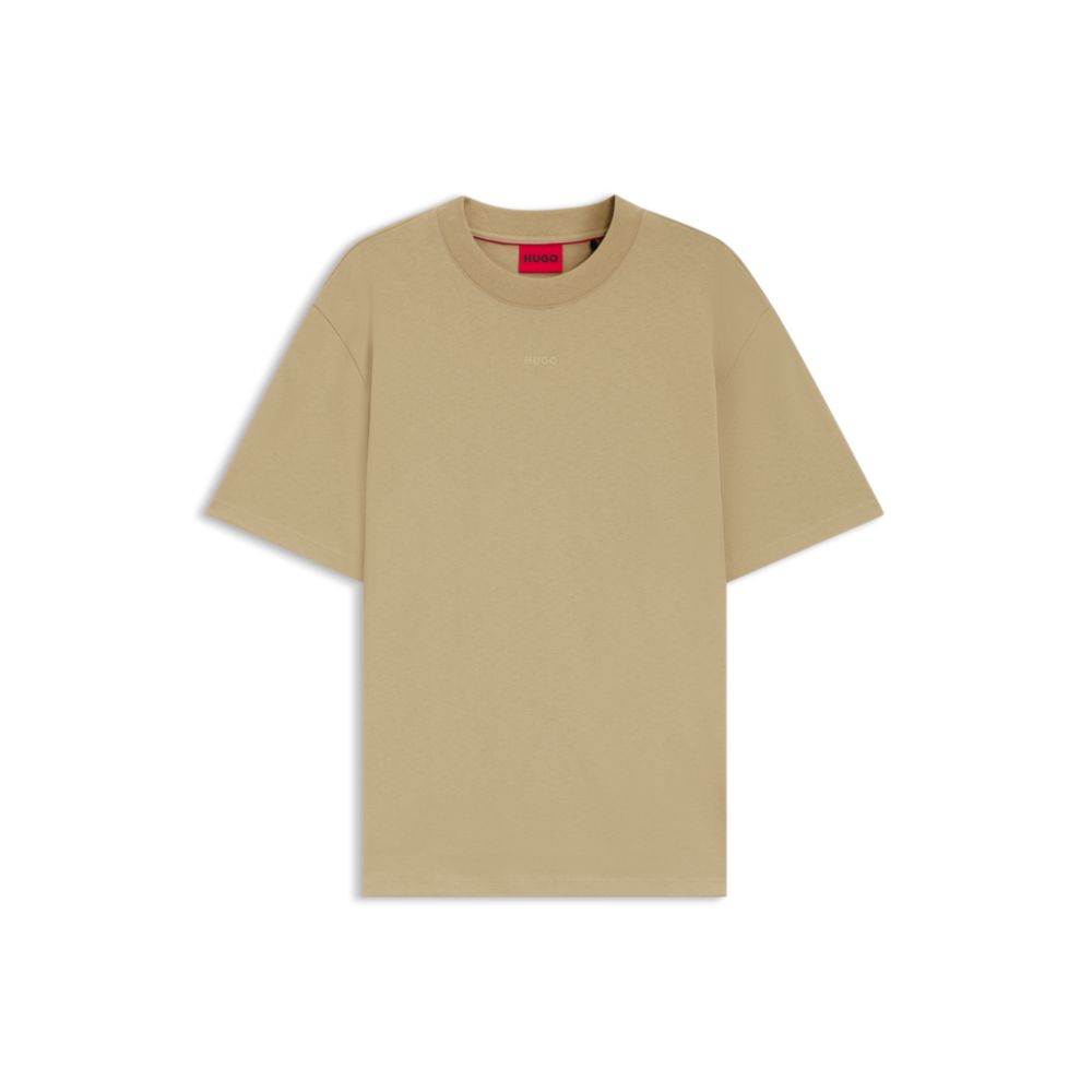 Camiseta de algodón de corte amplio
