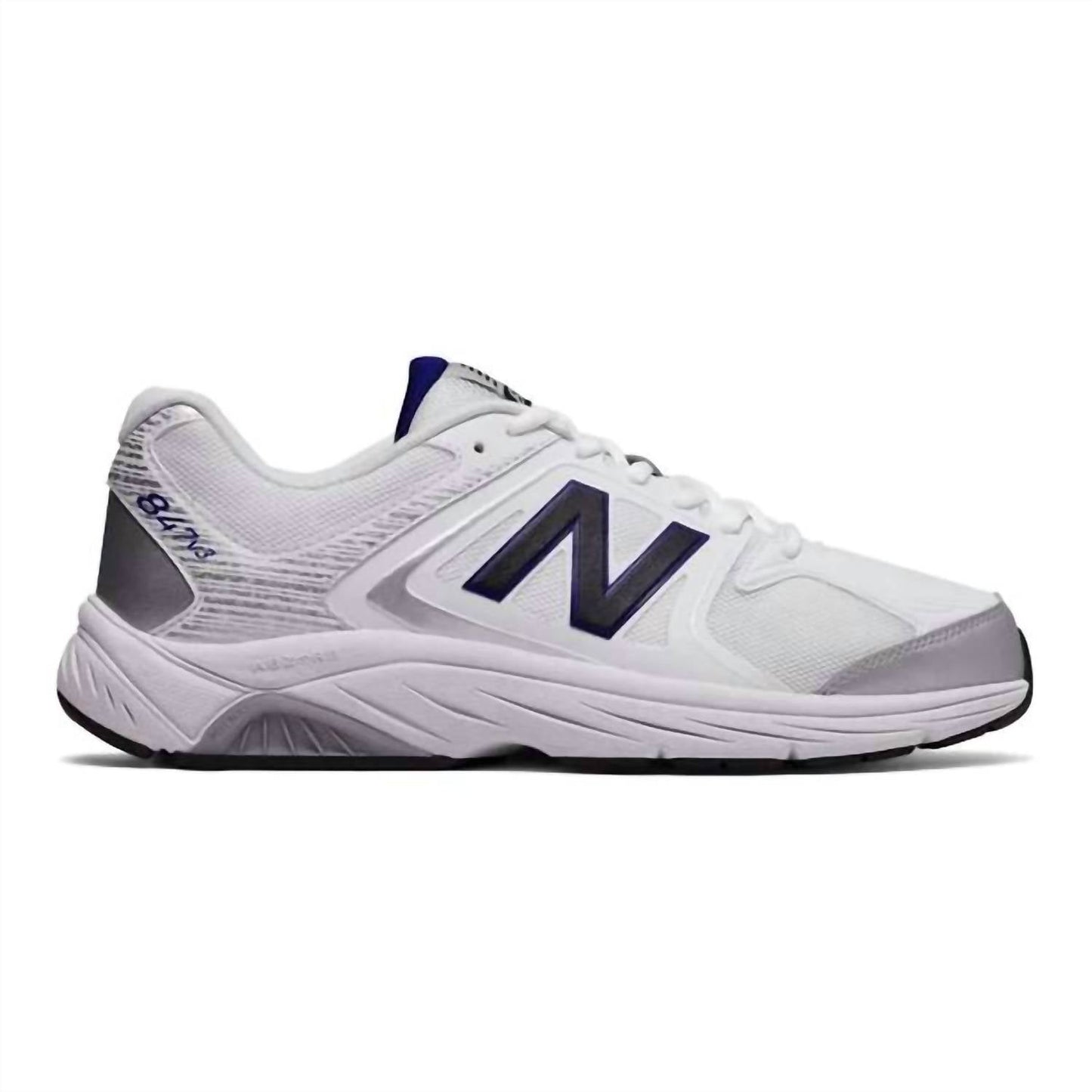 Zapatos de hombre color blanco y azul y gris
