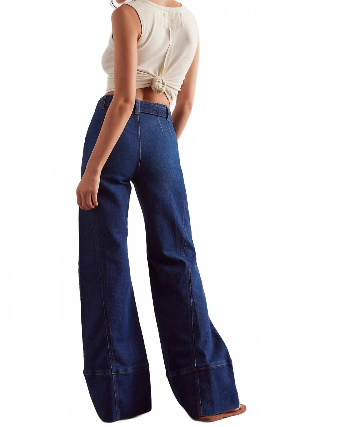 Jean color azul