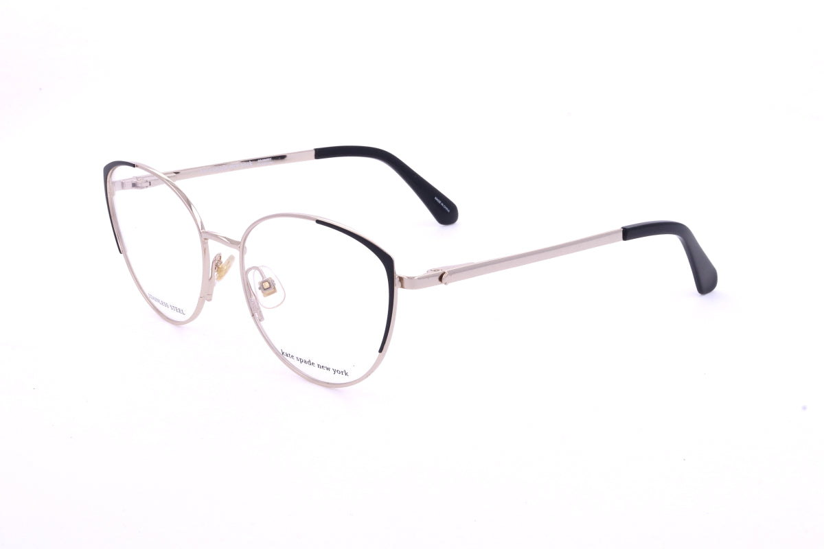 Gafas 52 mm color negro y dorado