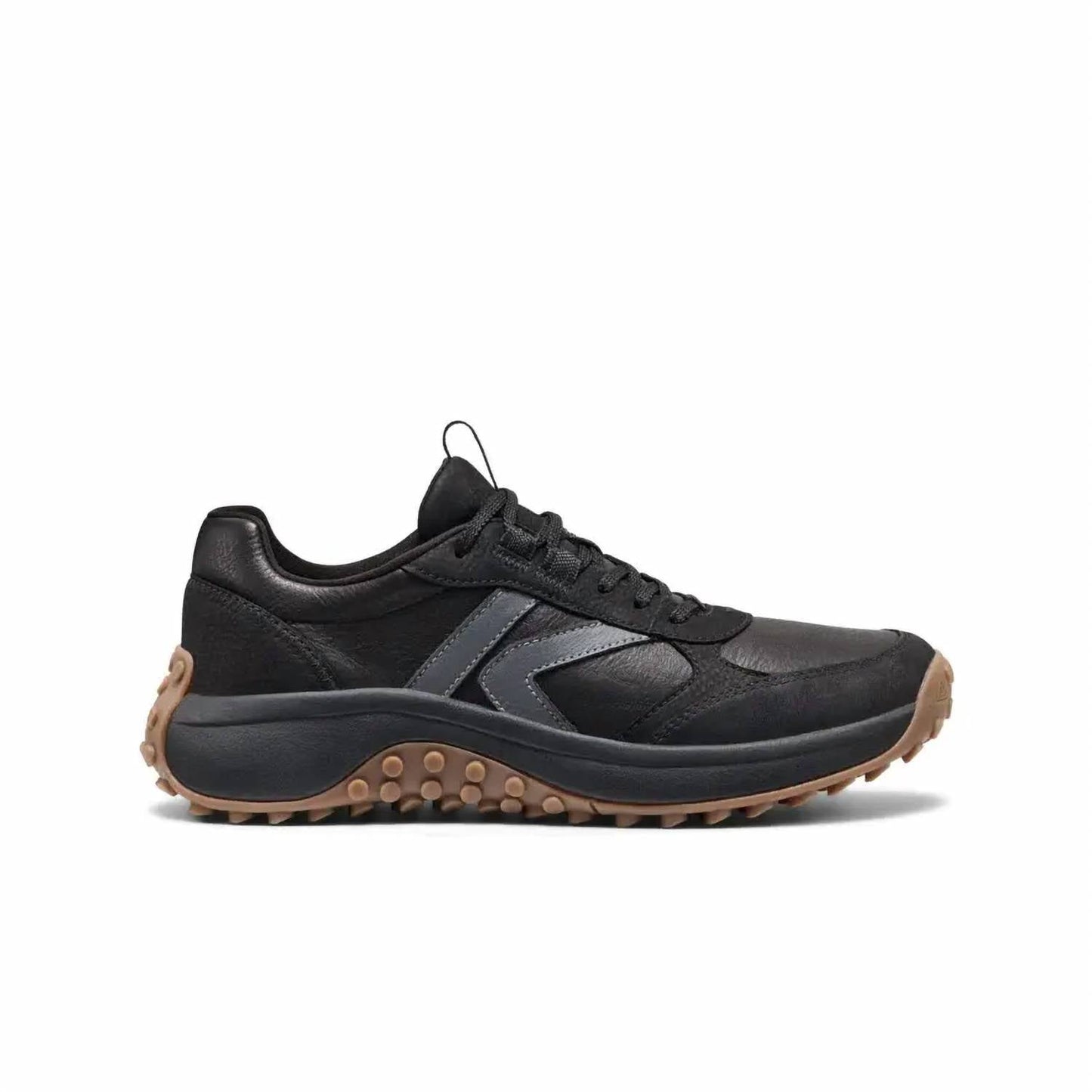 Tenis de hombre de cuero color negro