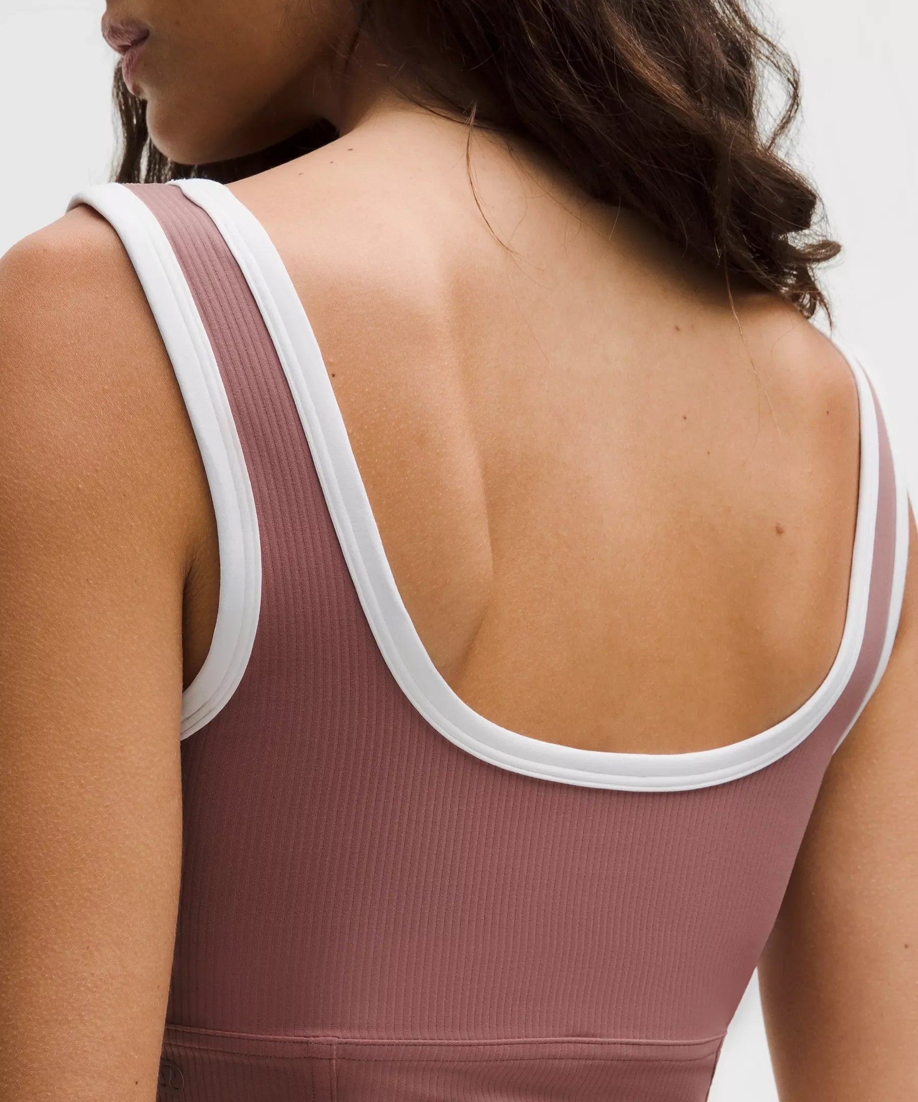Camiseta sin mangas con tejido acanalado