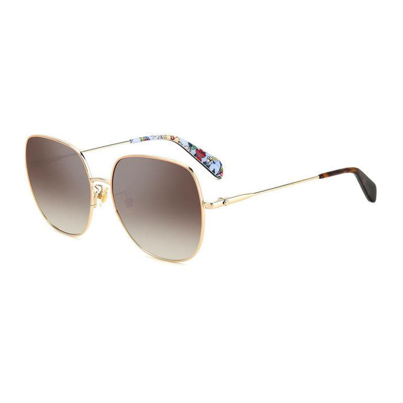 Gafas color café y rojo y dorado