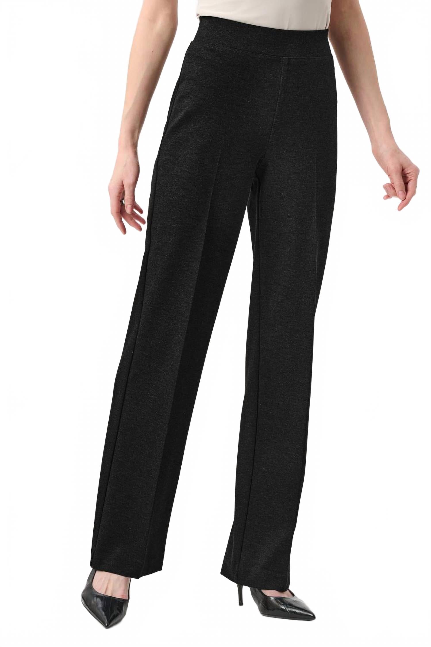Pantalón de pierna ancha color negro