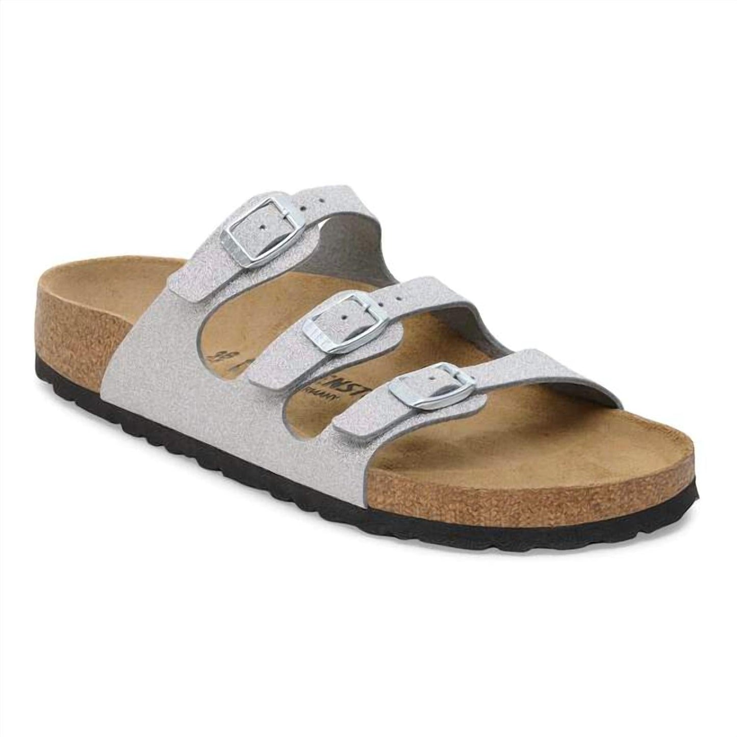 Sandalias de mujer color plateado