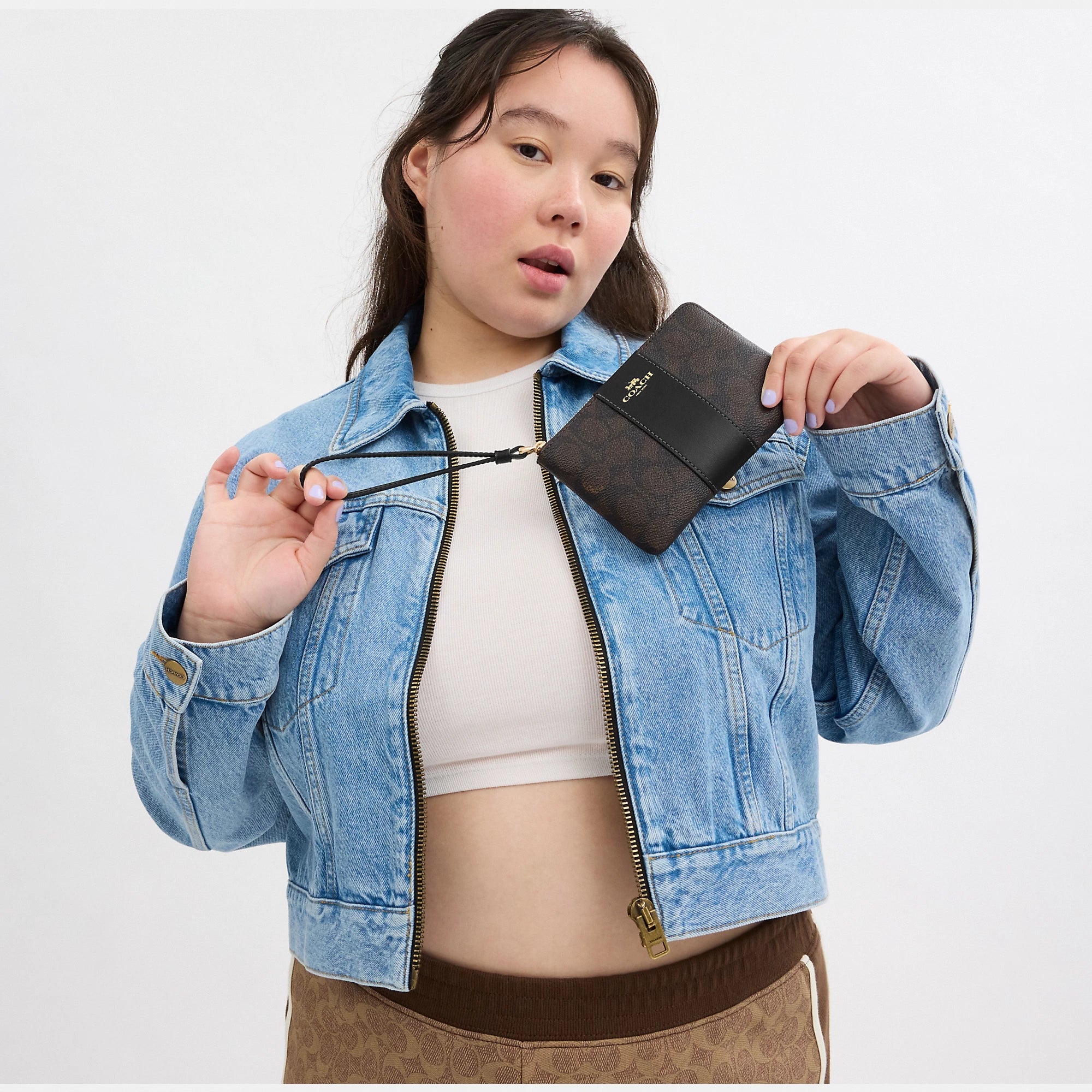 Bolso de muñeca de lona