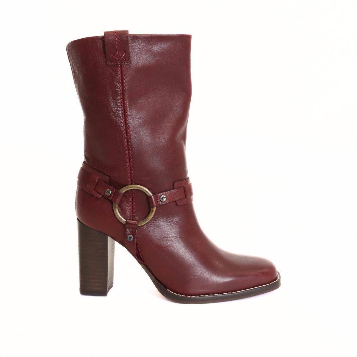 Botas de mujer color rojo