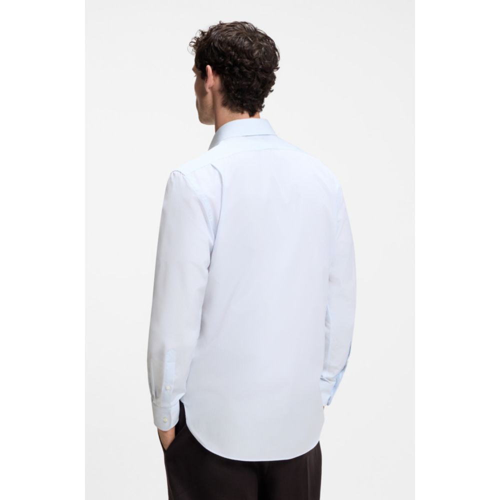 Camisa de algodón de corte ajustado