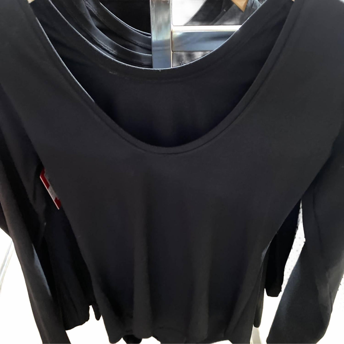 Body de manga larga color negro