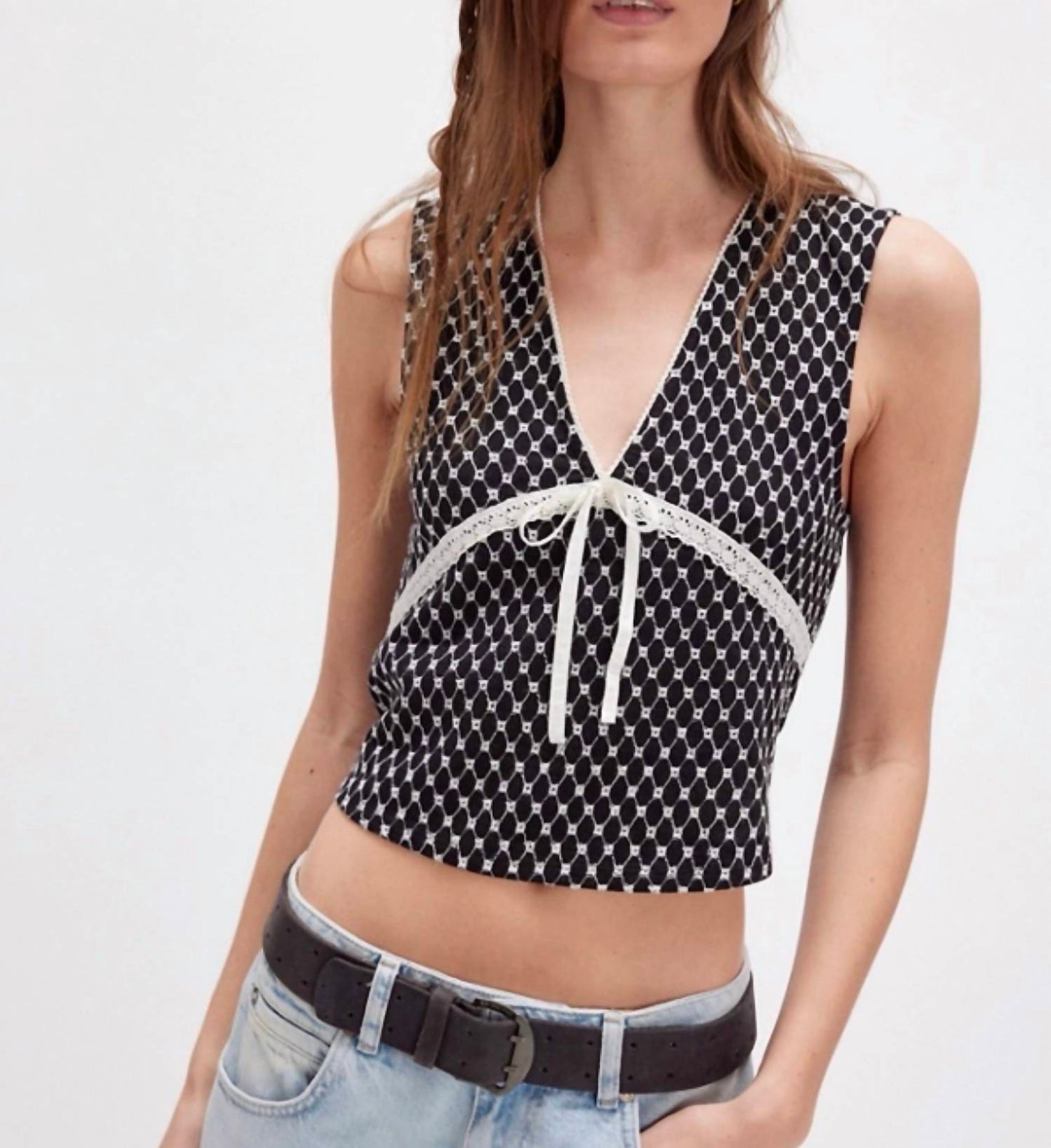 Top color negro