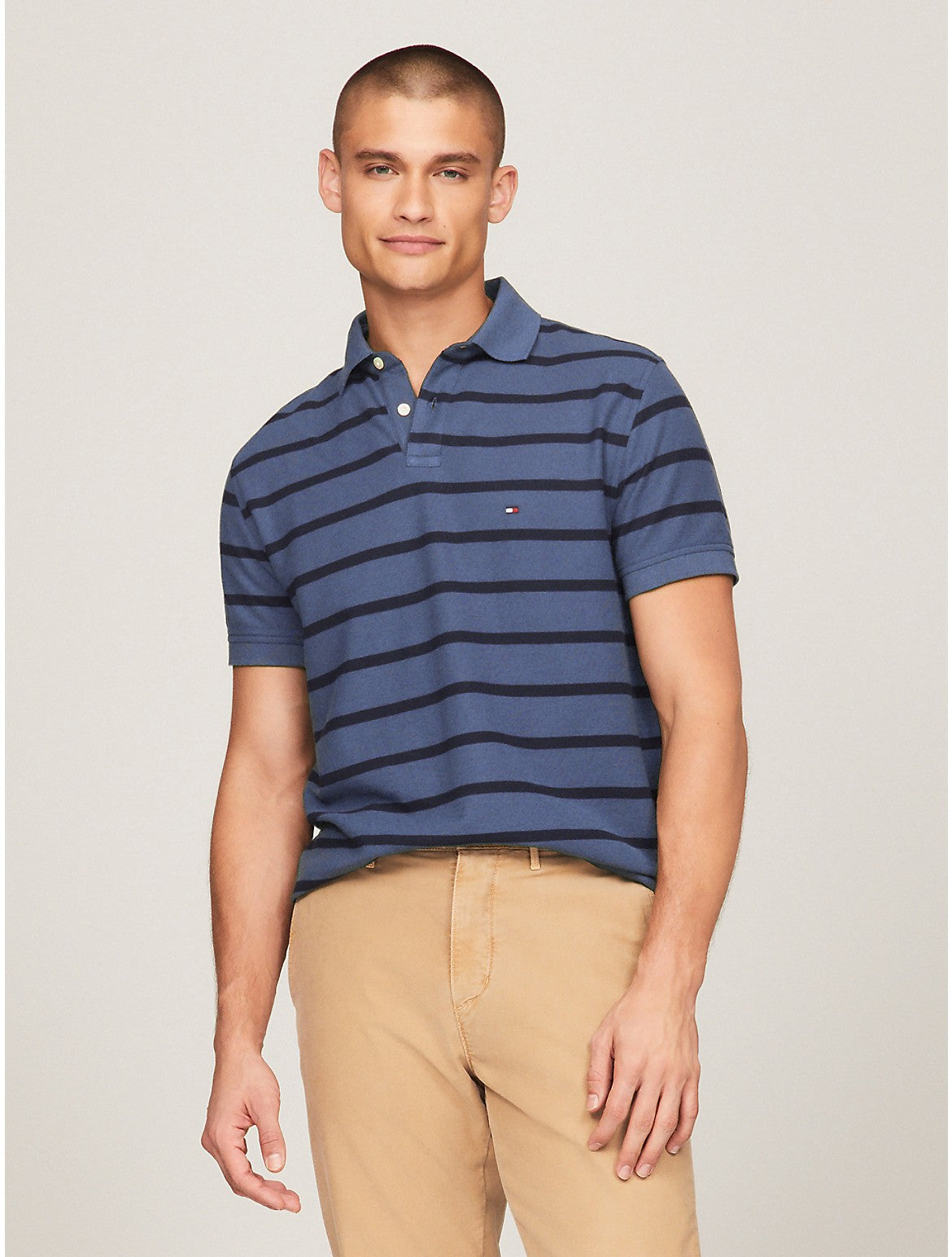 Polo de hombre a rayas