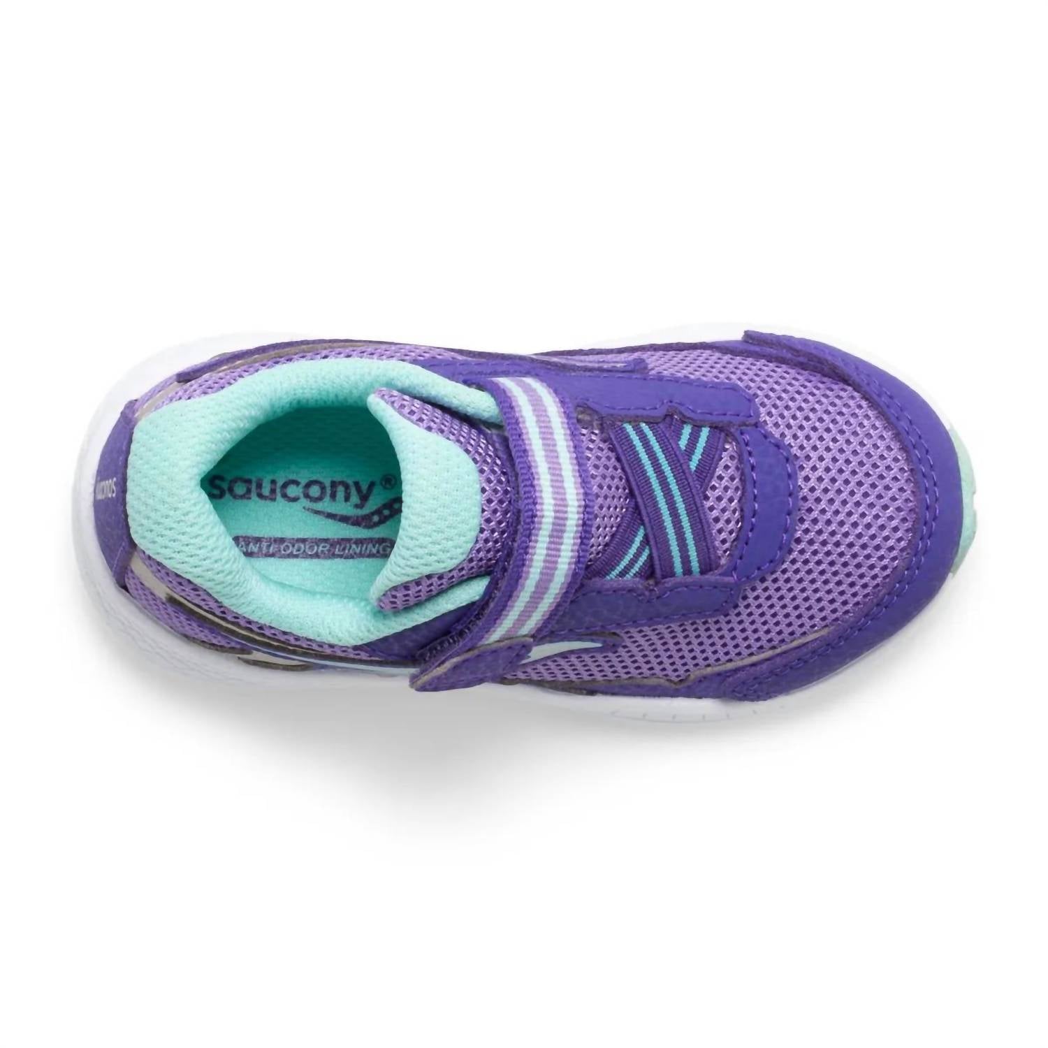 Tenis para niña color violeta