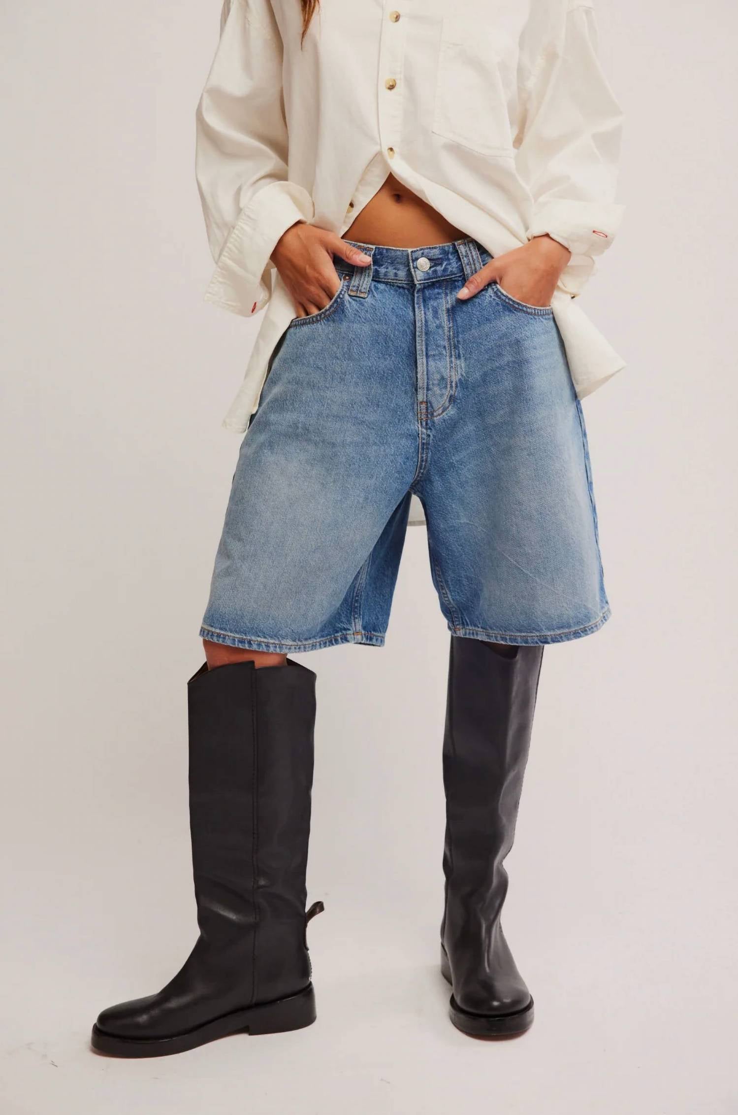 Short de mezclilla