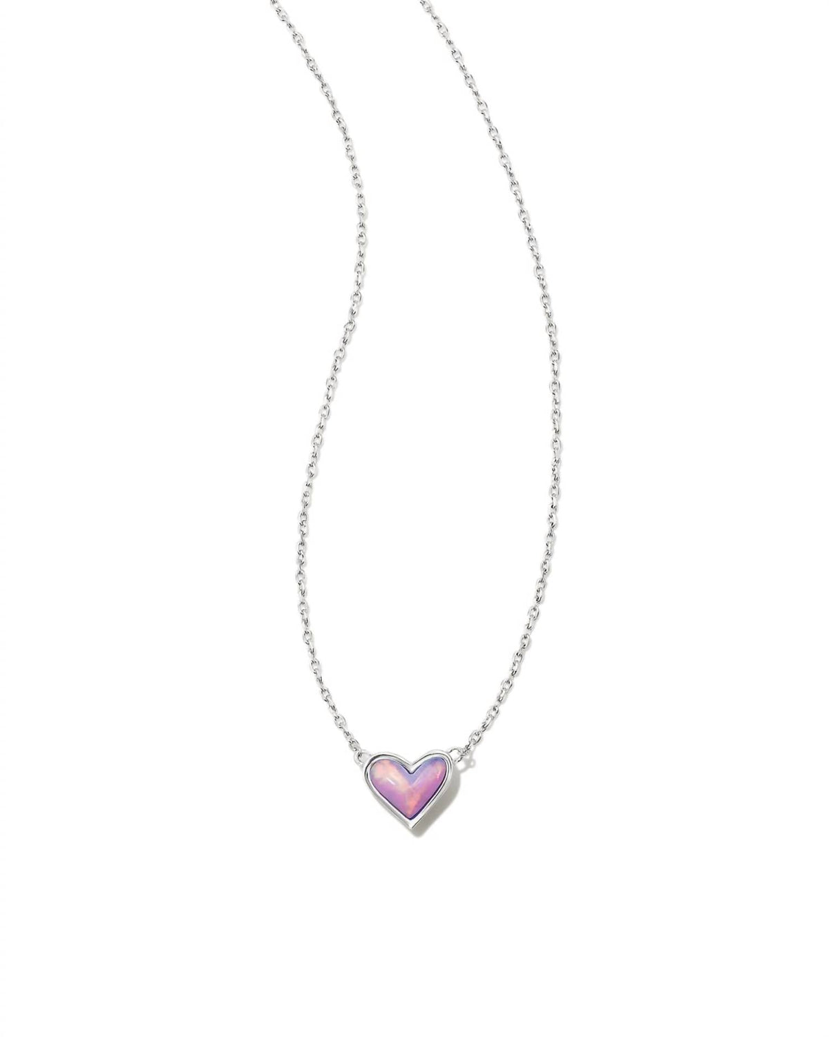Collar de mujer color plateado y lila