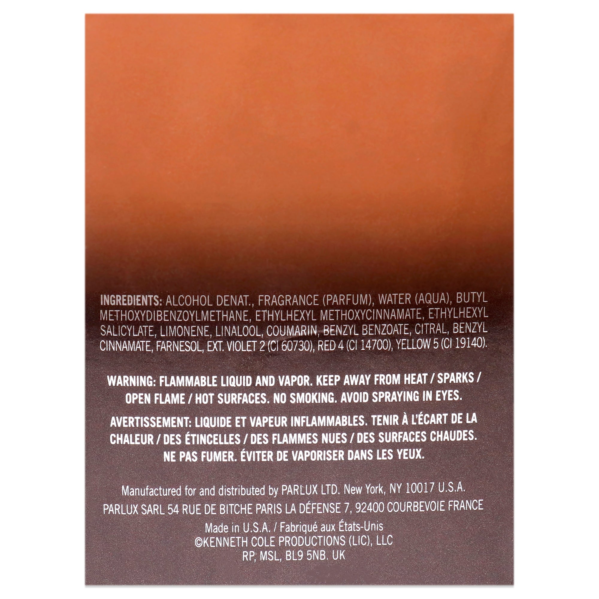 Perfume de hombre eau de toilette 3,4 oz