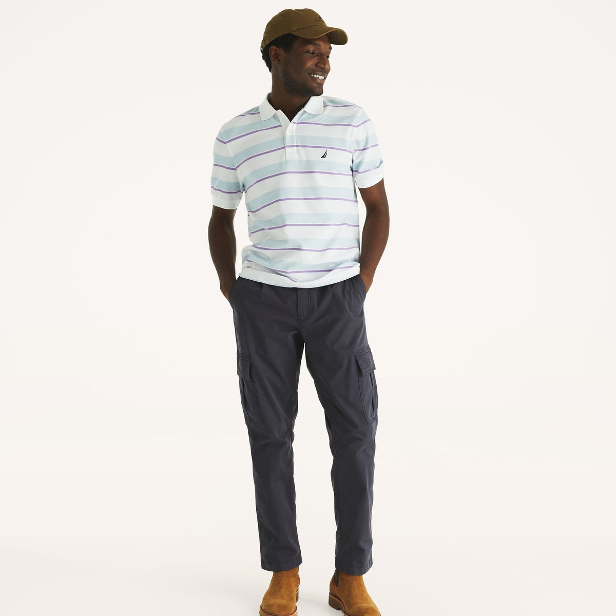 Polo de hombre a rayas