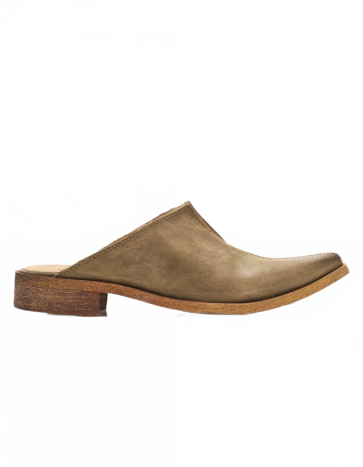 Zapatos destalonados de mujer de cuero