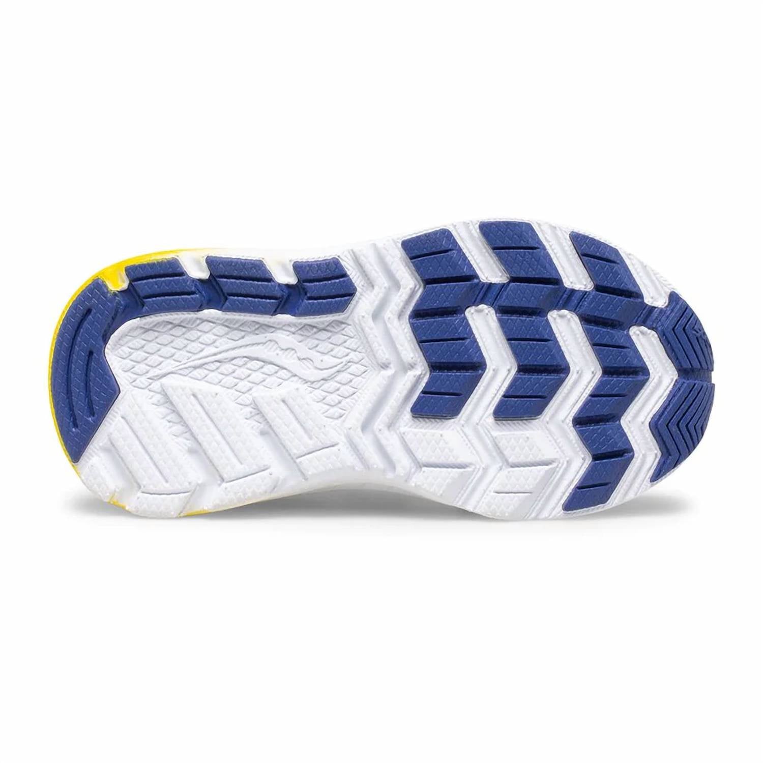 Tenis para niño color azul y amarillo