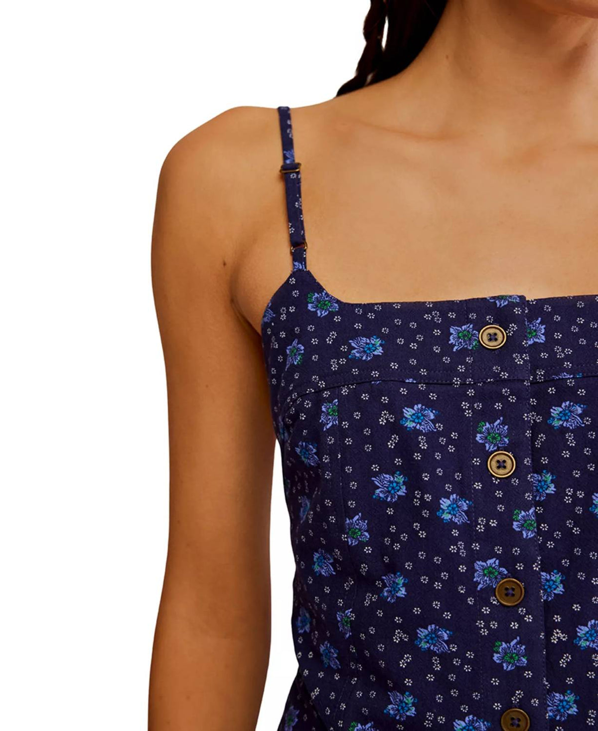 Blusón con estampado floral