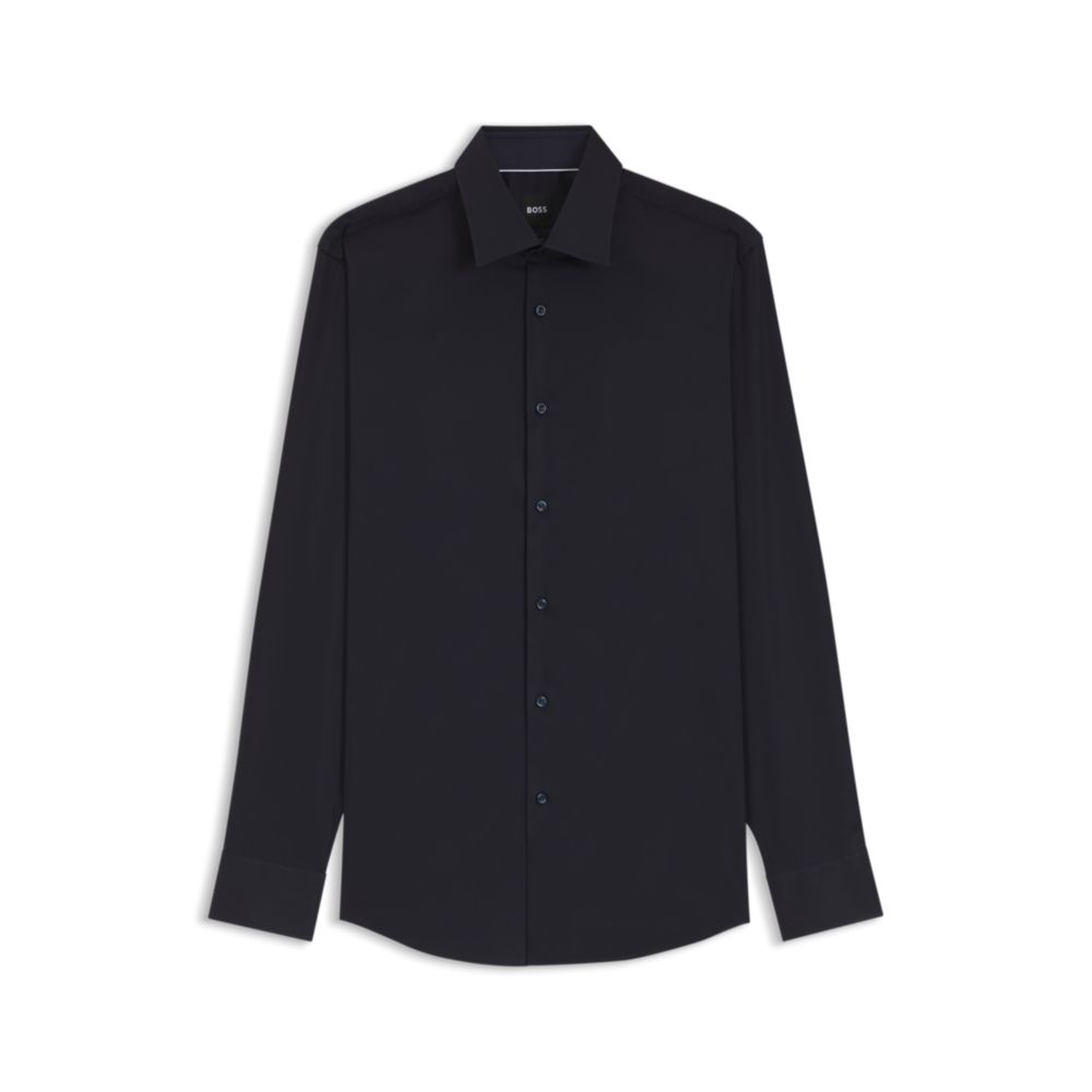 Camisa de algodón de corte ajustado