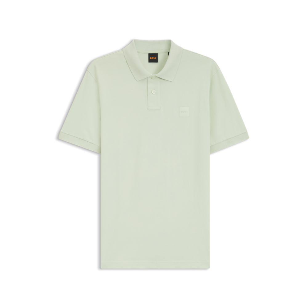 Polo de algodón de corte ajustado