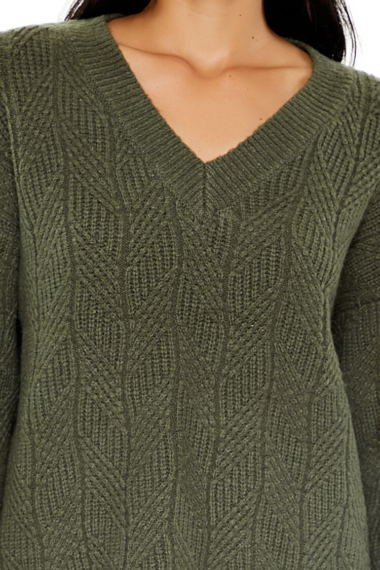 Suéter con cuello en V