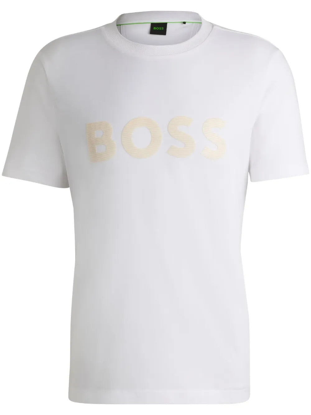 Camiseta de hombre con cuello redondo color blanco