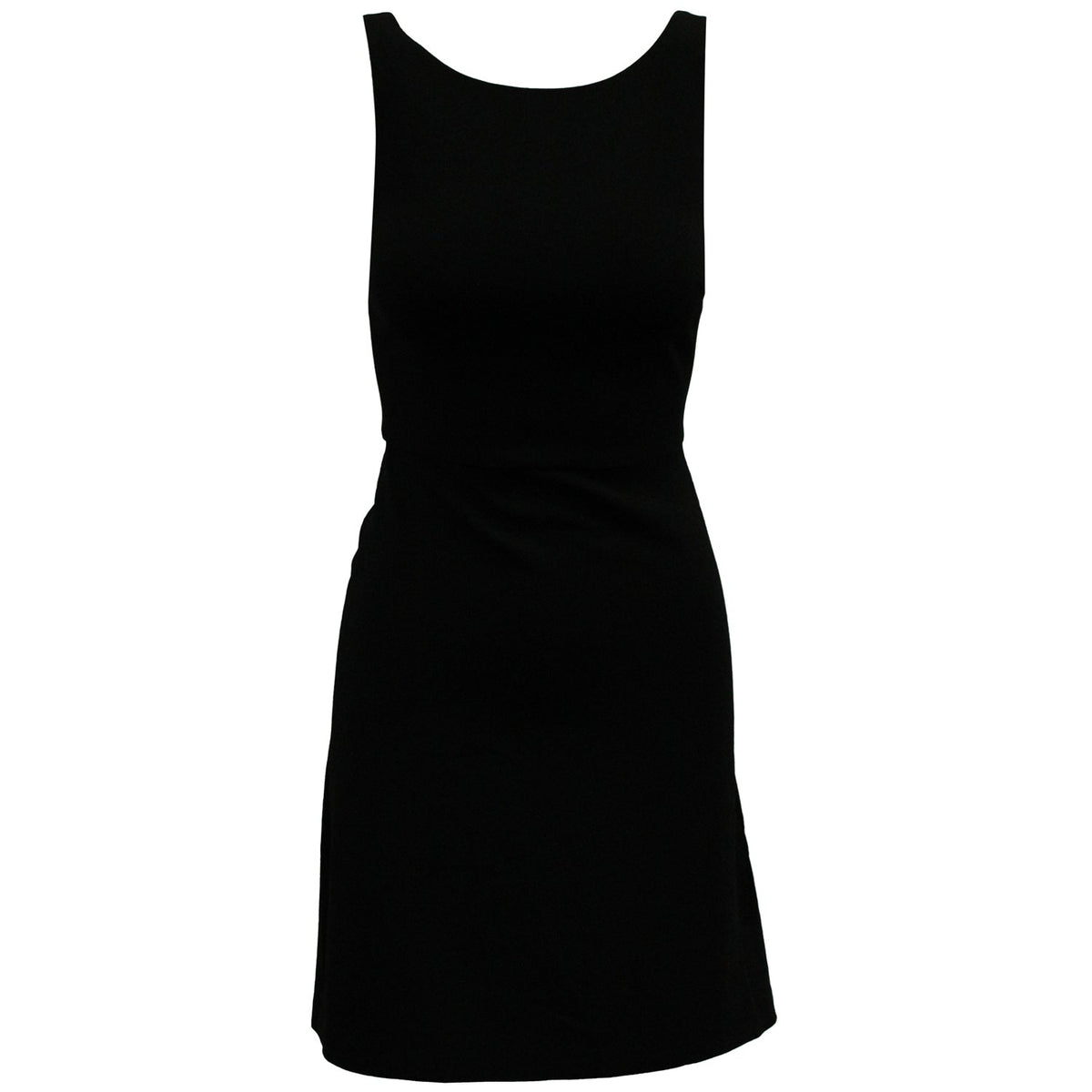 Vestido corto sin mangas color negro