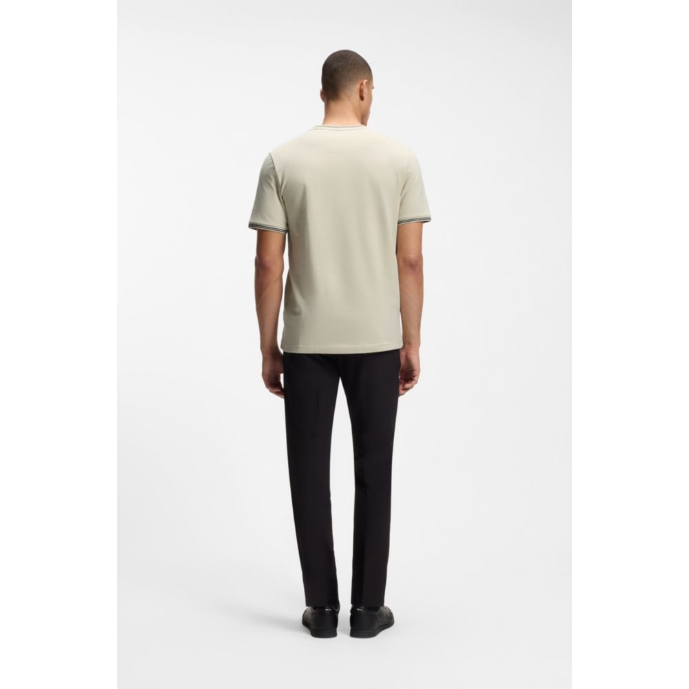 Camiseta de algodón a rayas