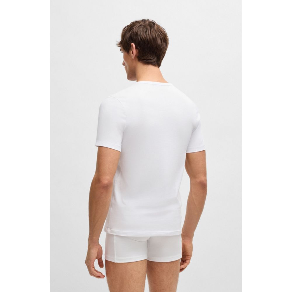 Camiseta (3 unidades) de algodón con bordado