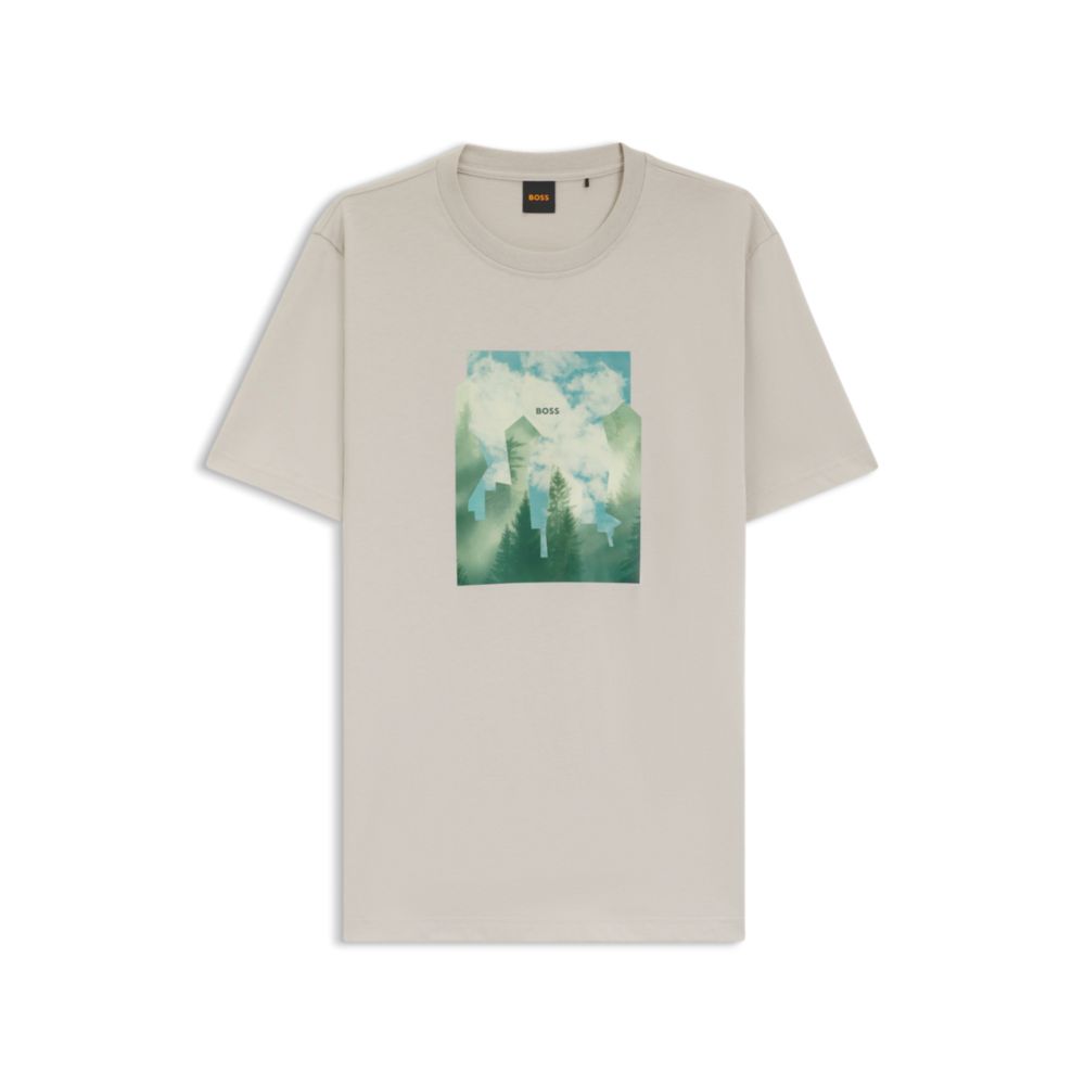 Camiseta de algodón con estampado