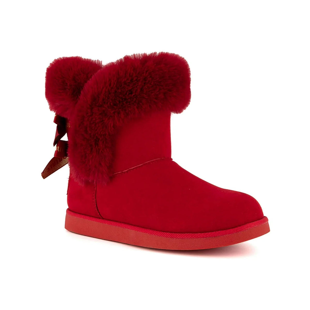 Botines de mujer color rojo