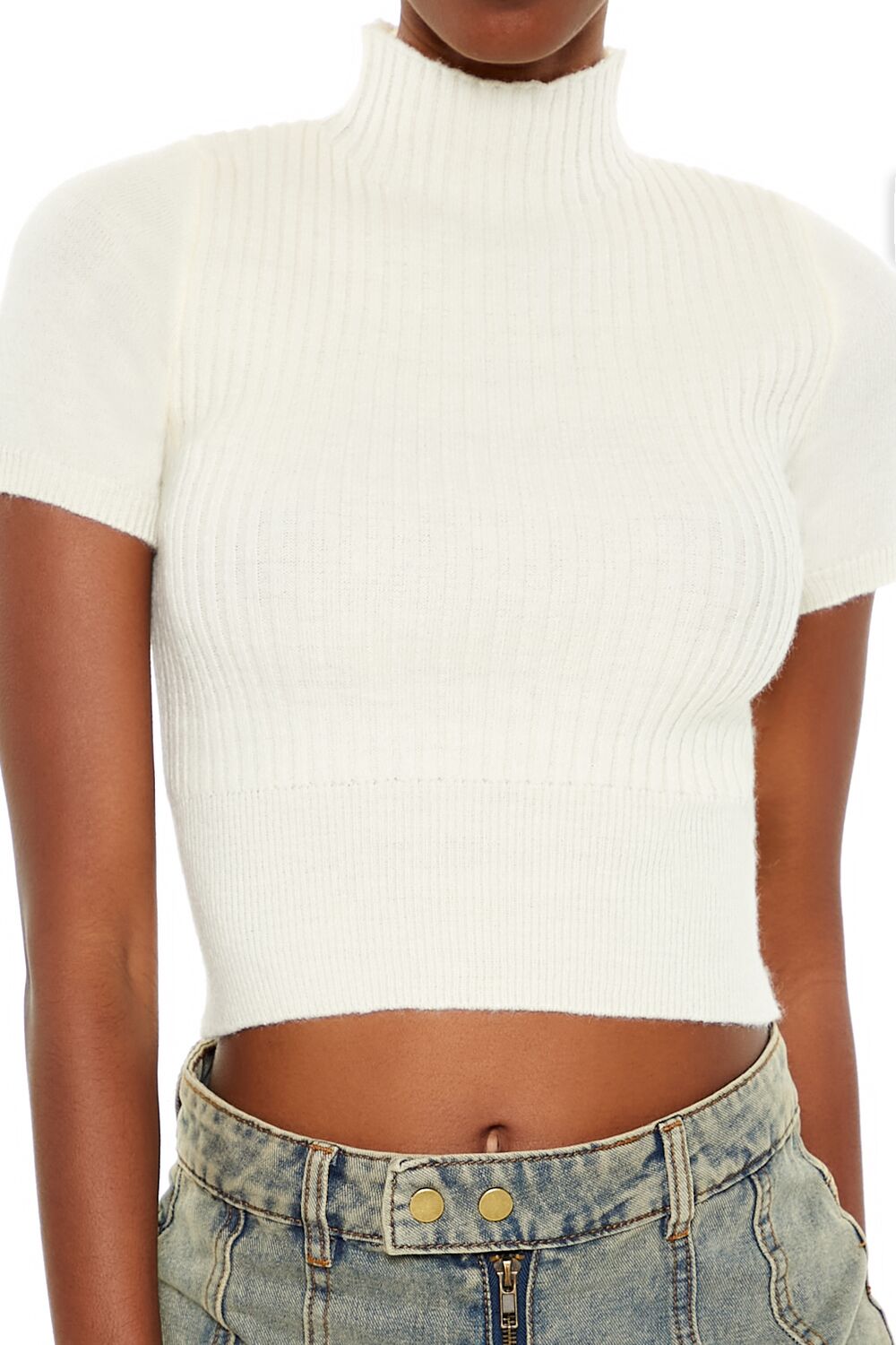 Suéter con cuello alto