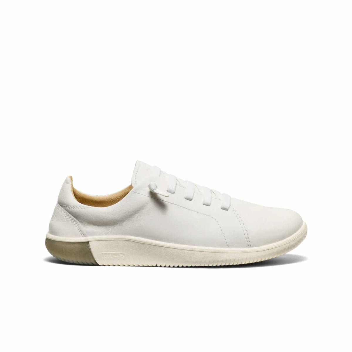Tenis de hombre de cuero color blanco