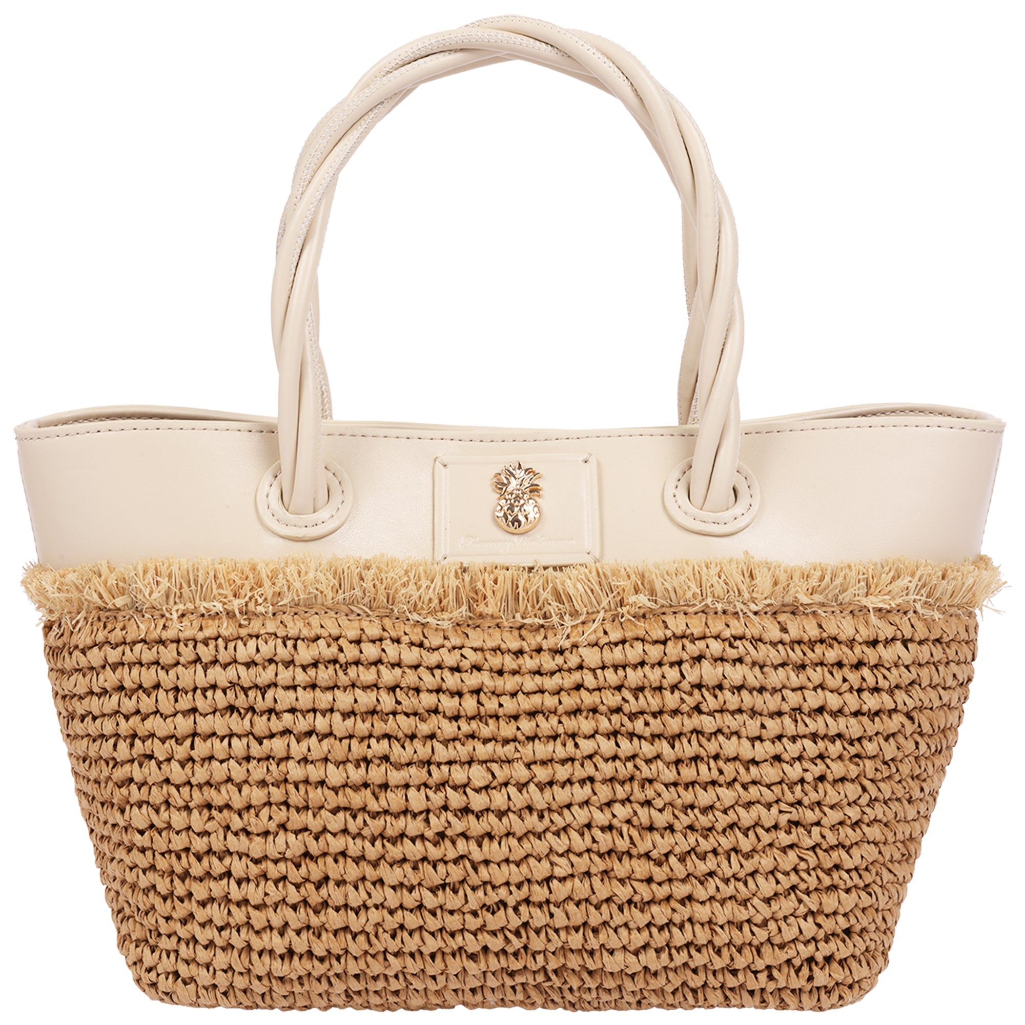 Bolso tote color marfil