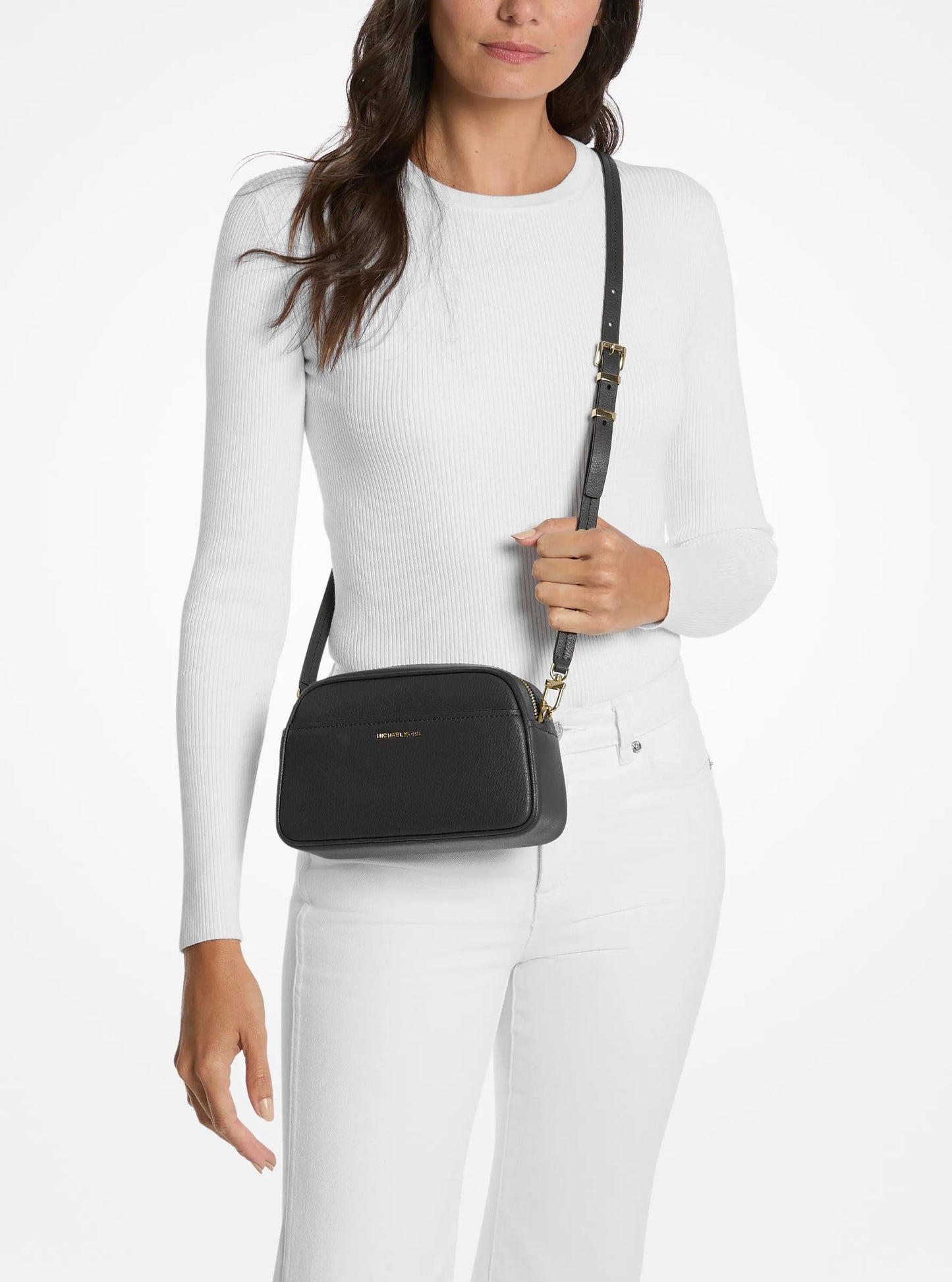 Bolso cruzado de cuero