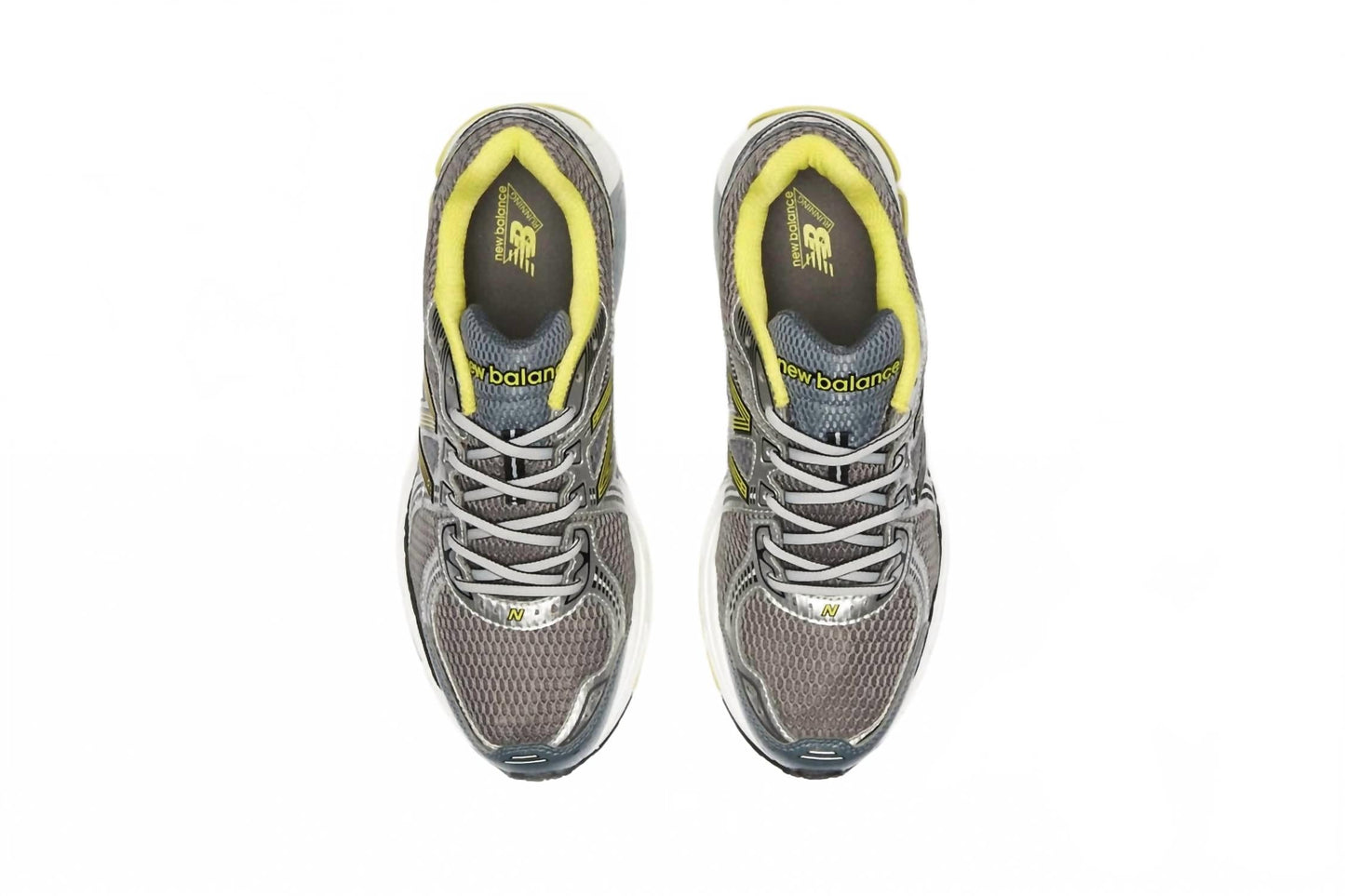 Tenis de hombre color gris y amarillo