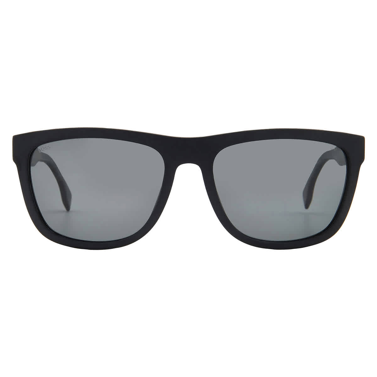Gafas de sol de hombre de montura cuadrada con lentes polarizados color gris