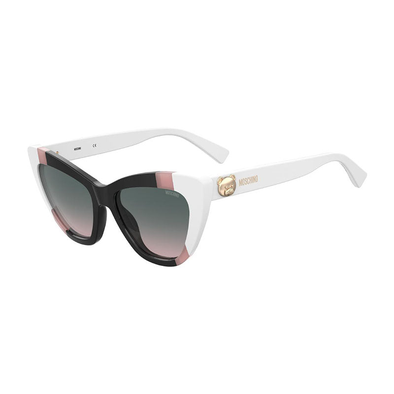 Gafas color negro y blanco y rosado