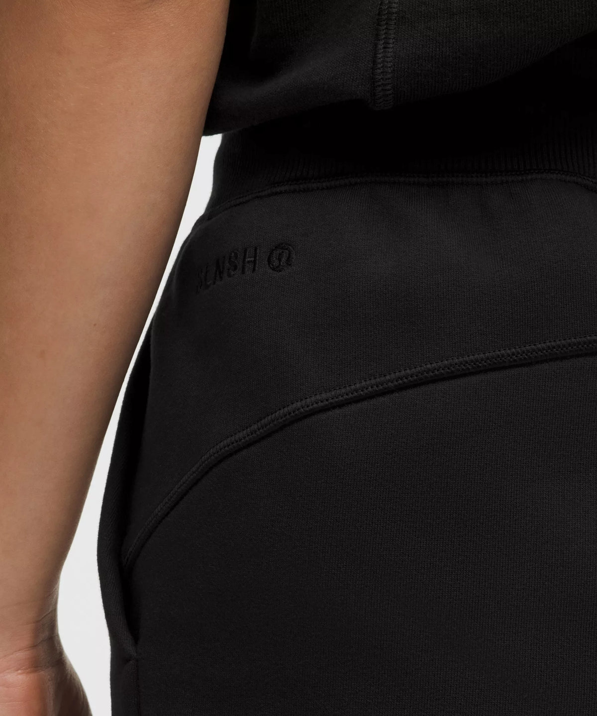 Pantalón de algodón de corte recto de tiro medio