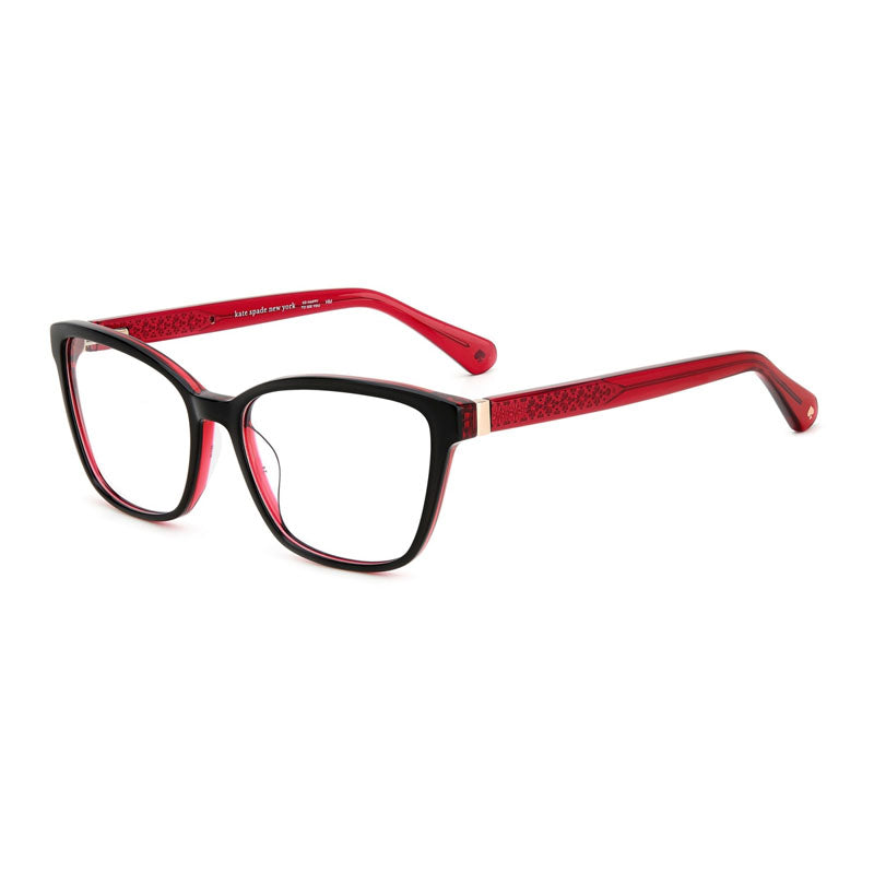 Gafas 53 mm color negro y rojo