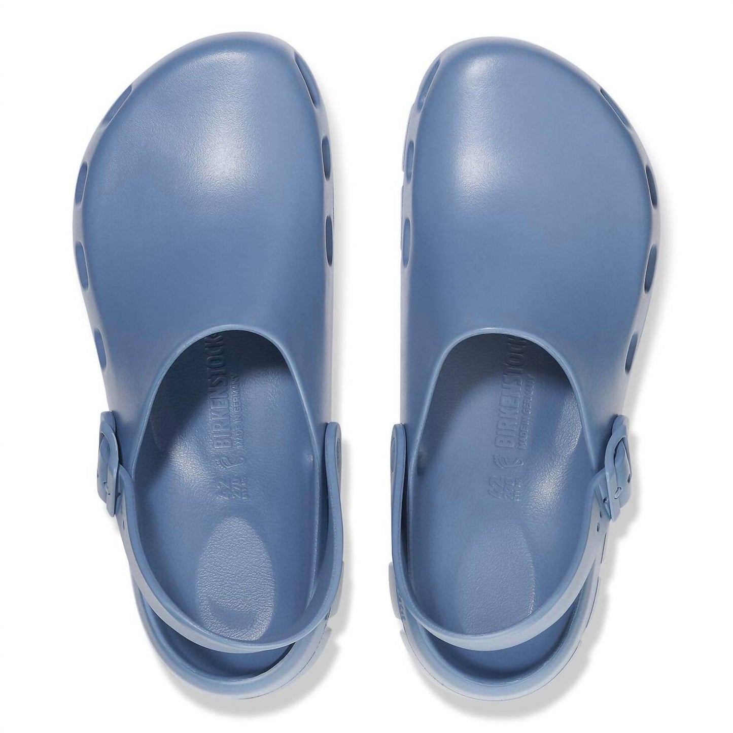 Zuecos unisex color azul