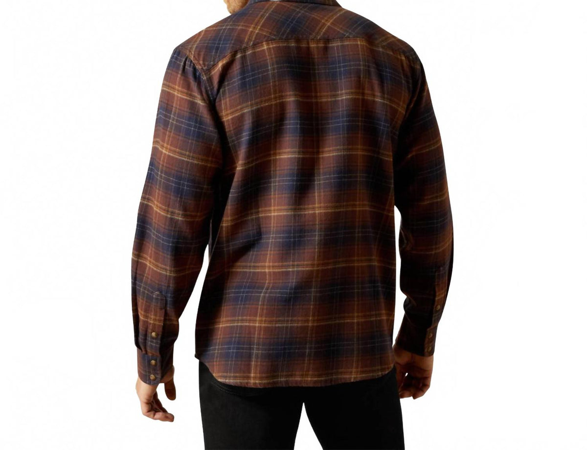 Camisa color café