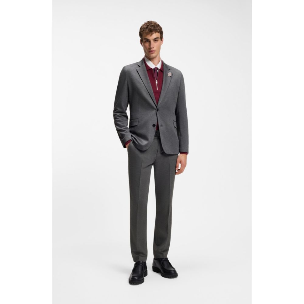 Pantalón de lana de corte ajustado