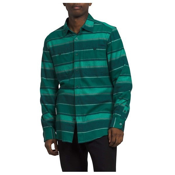 Camisa de hombre de manga larga a rayas