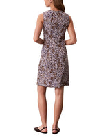 Calvin Klein Mini Vestido Estampado Cuello en V