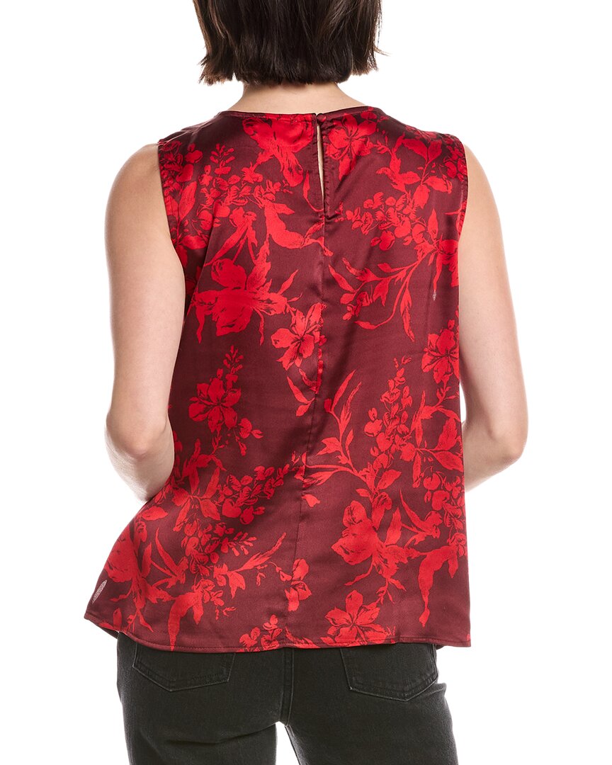 Camiseta sin mangas con estampado floral