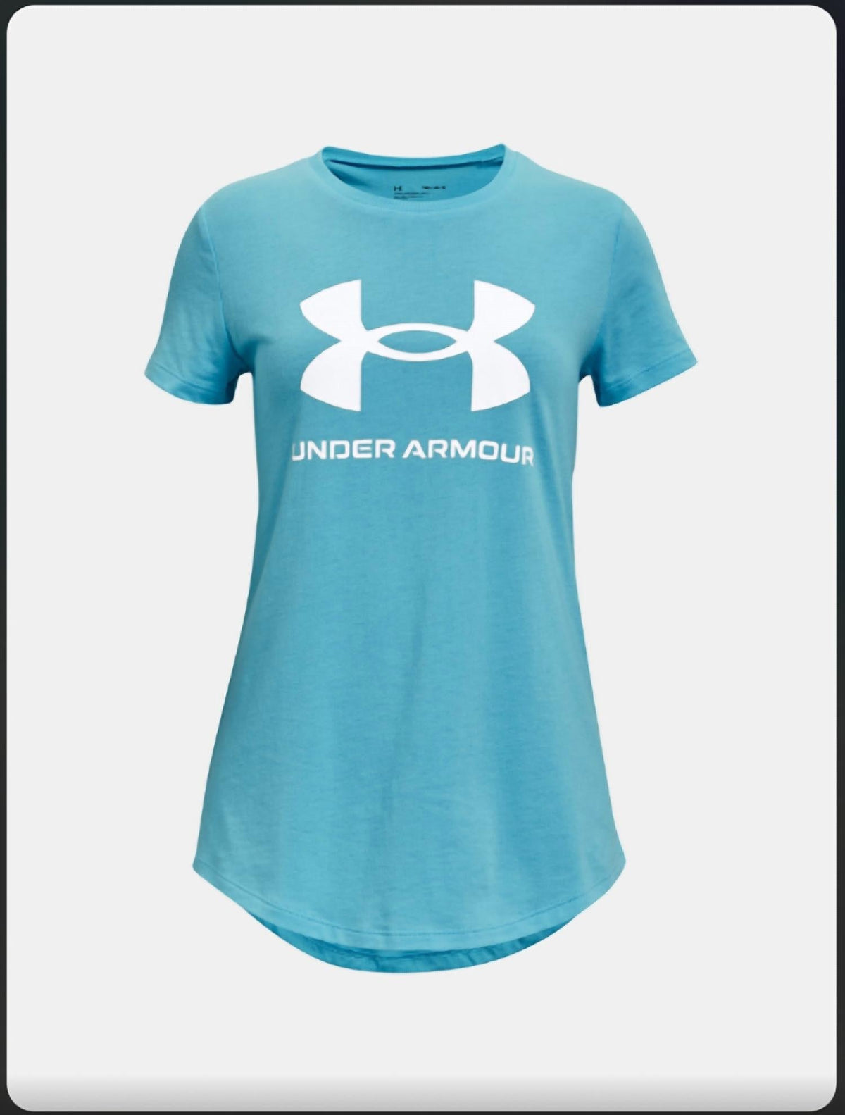 Camiseta de mujer de manga corta color azul